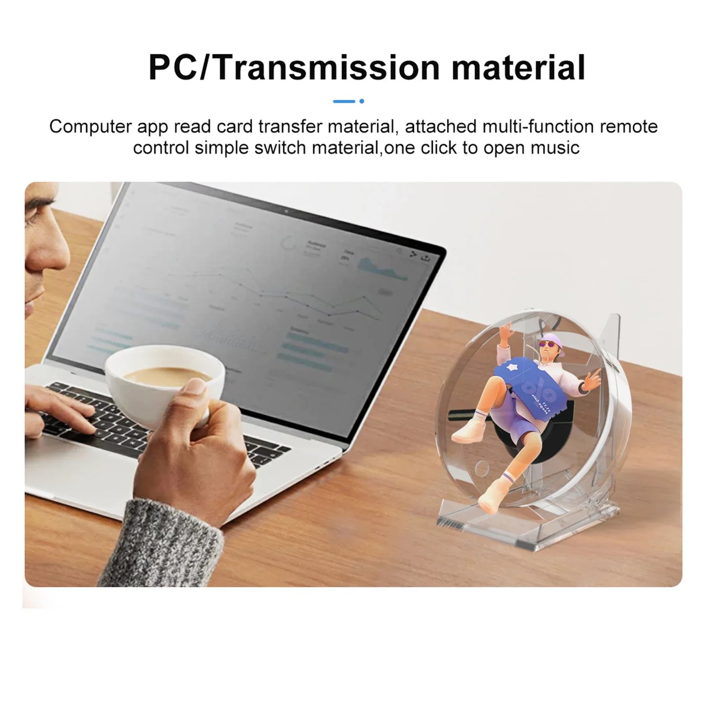 Mini 3D Holographic Projector Fan Desktop LED Advertising Machine Hologram Picture Video Display Remote Control with Stand