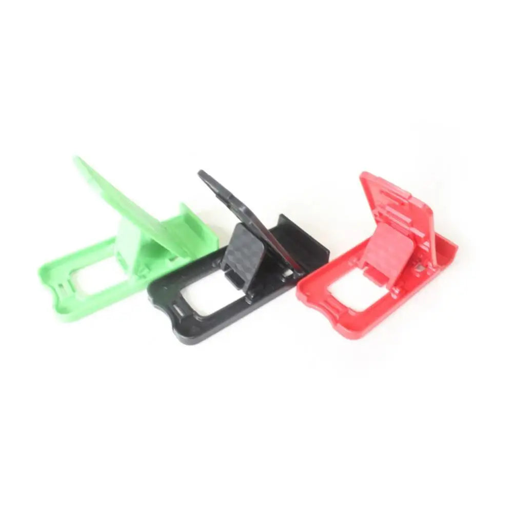 Cell Phone Desk Stand Portable Mini Foldable Plastic Universal Mobile Phone Holder Desktop Table Stand Bracket Phone Accessories