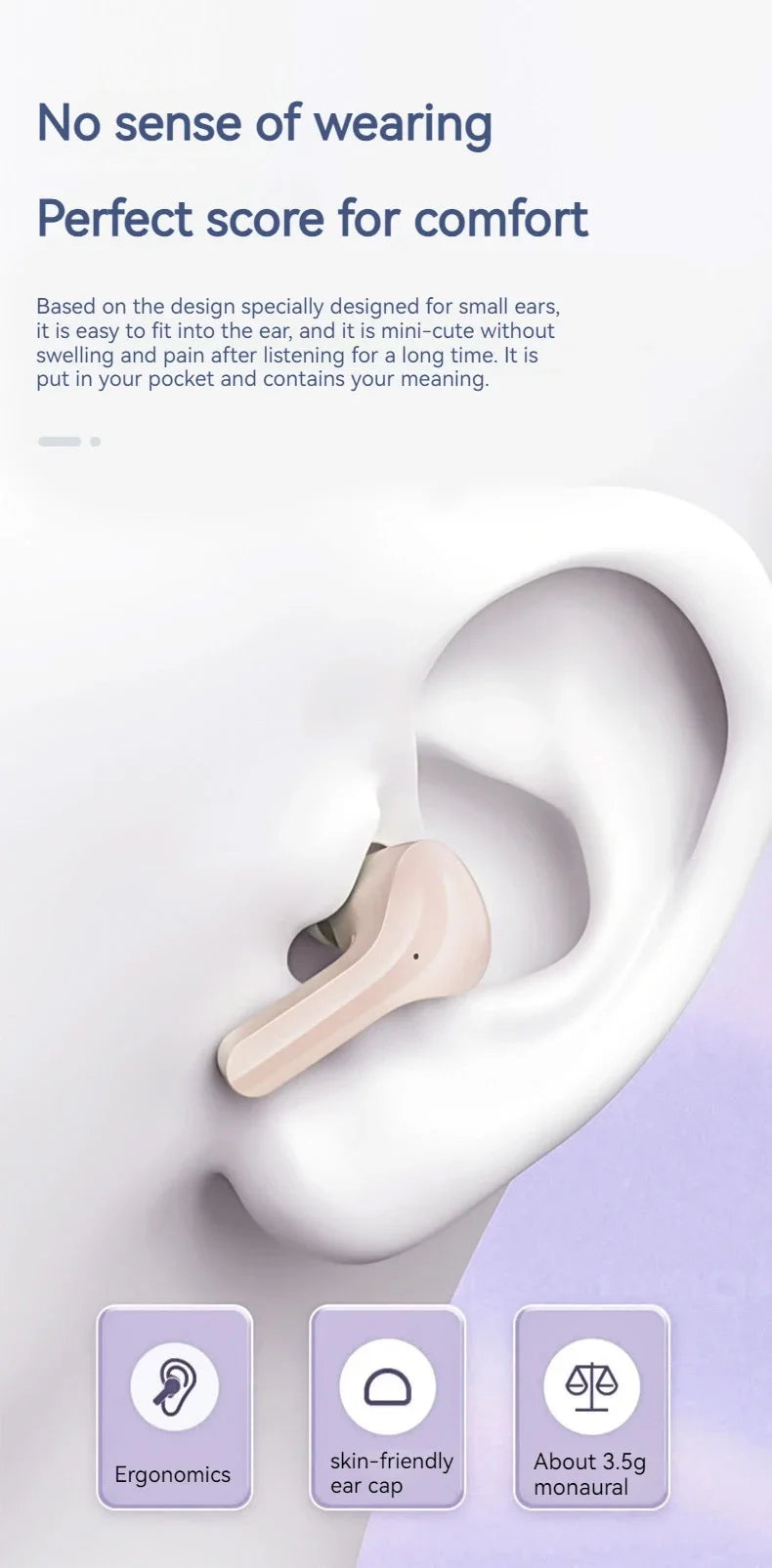10Pcs/Lot True Wireless Bluetooth Headset Binaural Small In Ear Buds Sports Stereo Bass TWS Earbuds Sports Earbuds for phone