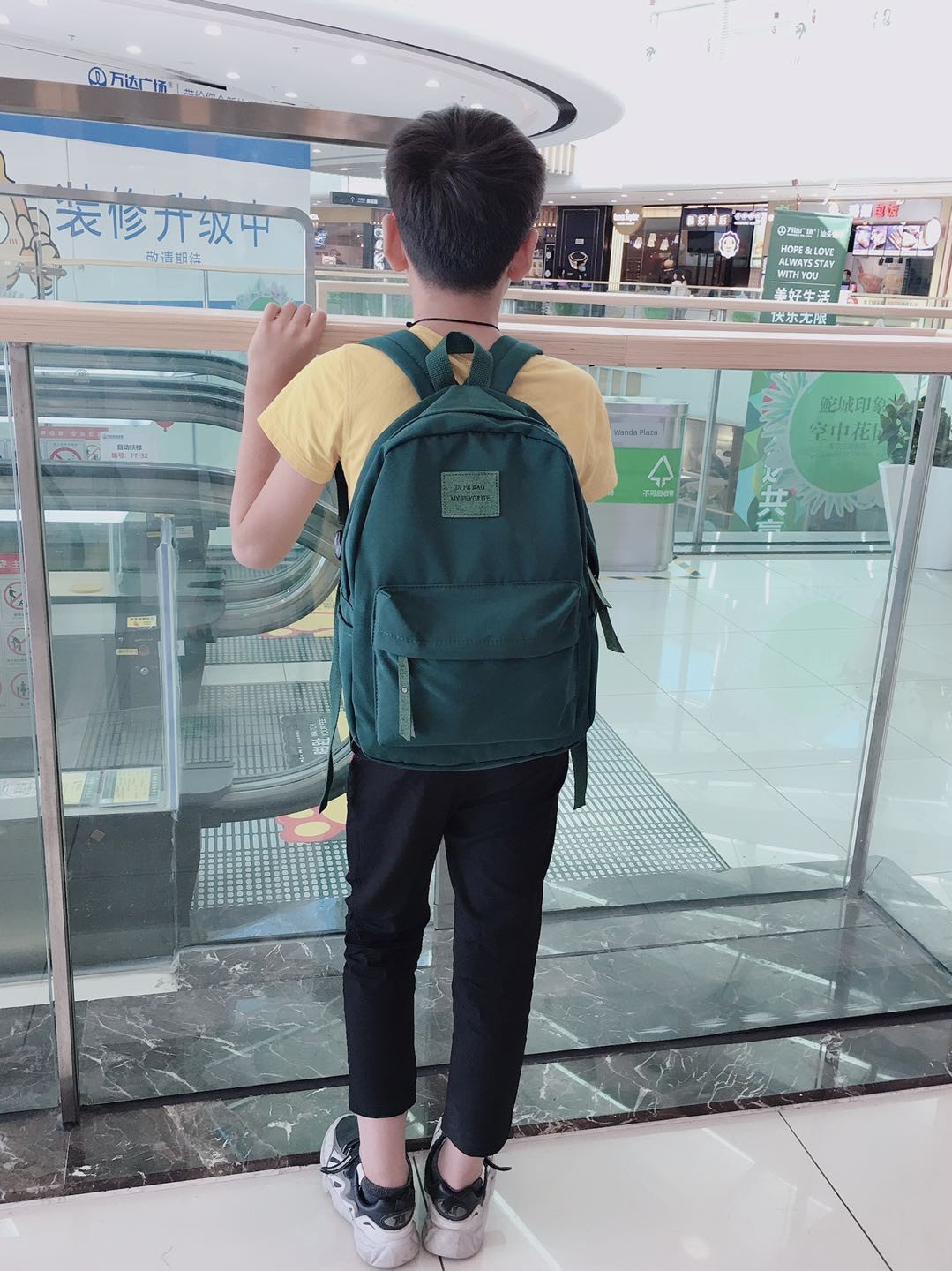 Simple Primary School Student Schoolbag Lightweight Burden Alleviation Men's and Women's Travel Kids 2-6 Grade Tutorial Class Backpack Make-up Class 5