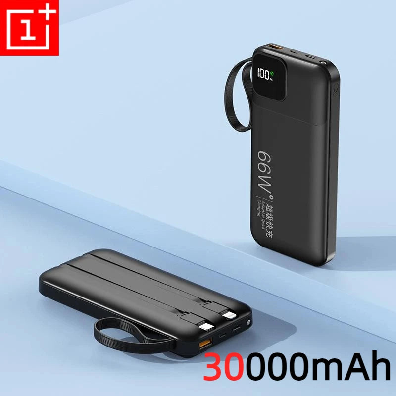 ONEPLUS Power Bank 50000mAh External Spare Battery 66W Fast Charging Portable Charger for IPhone Xiaomi Redmi Poco Powerbank
