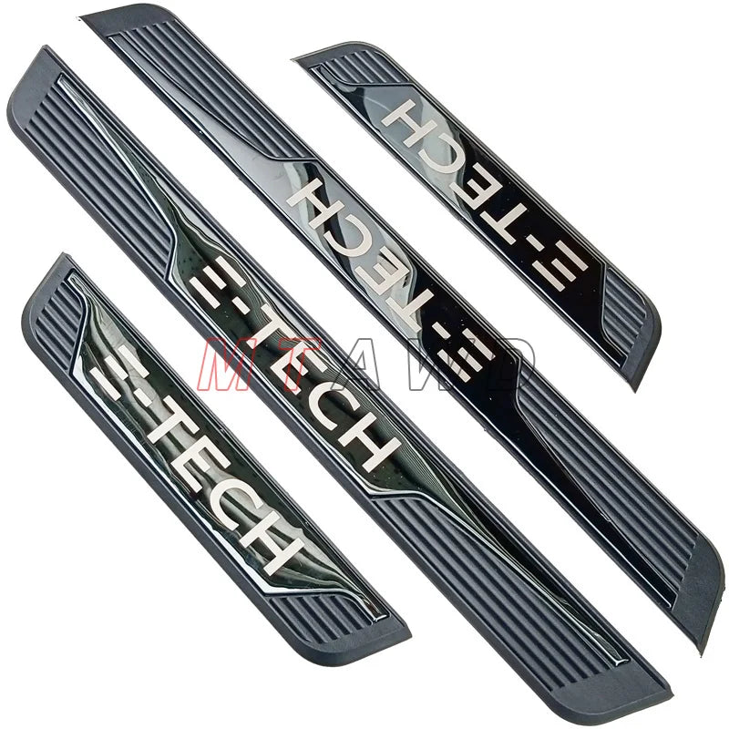 For BYD Shark Sealion 6 Song Plus DM-i 2021-2025 Stainless Chrome Car Door Sill Scuff Plate Guard Pedal Protector Cover Styling