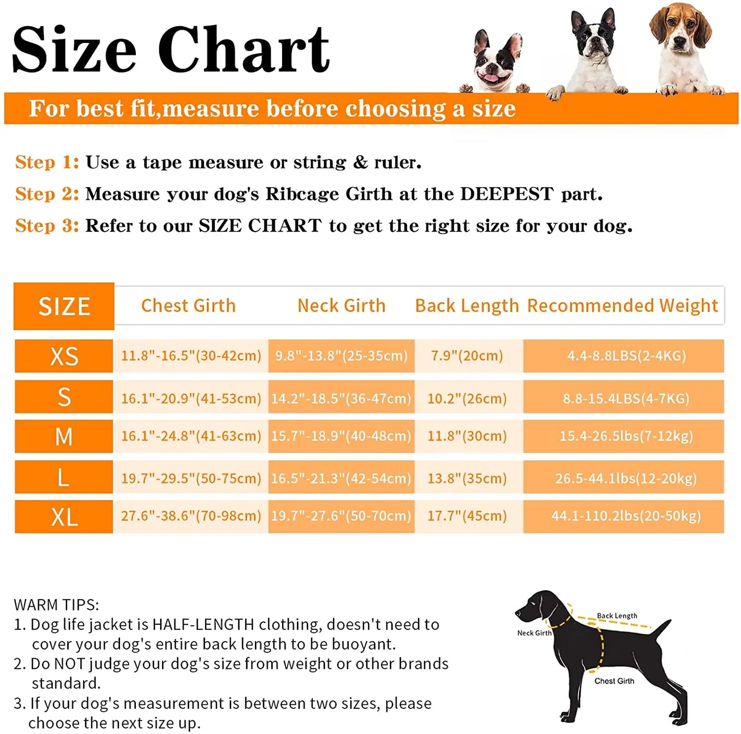 Reflective Dog Life Jacket Sport Safety Rescue Vest Dog Clothes Adjustable Vests Puppy Float Swimming Suit for All Pet Dogs