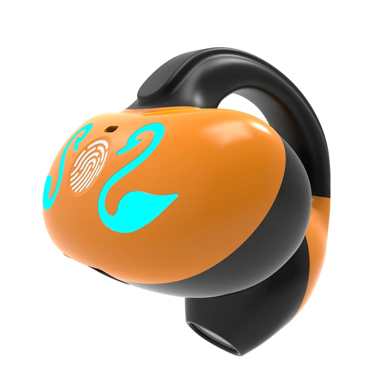 NEW Bluetooth 5.3 Wireless Bone Conduction Headphones T75 Clip Ear Music Noise Canceling Headset HD Call Sports Gaming Earphone