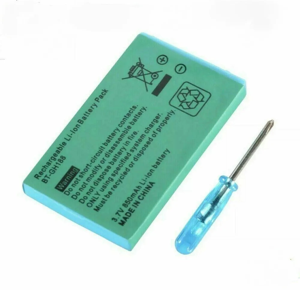 1pcs/2pcs For GBA SP Battery Rechargeable battery Lithium-ion Battery Pack For Nintendo Game Boy Advance + tool