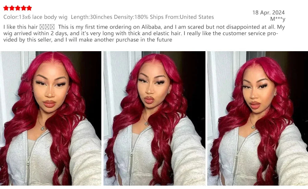 99J Burgundy 13X6 Hd Lace Frontal Human Hair Wig Colored Body Wave 13X6 Hd Lace Frontal Wig 13X4 Red Lace Front Human Hair Wigs
