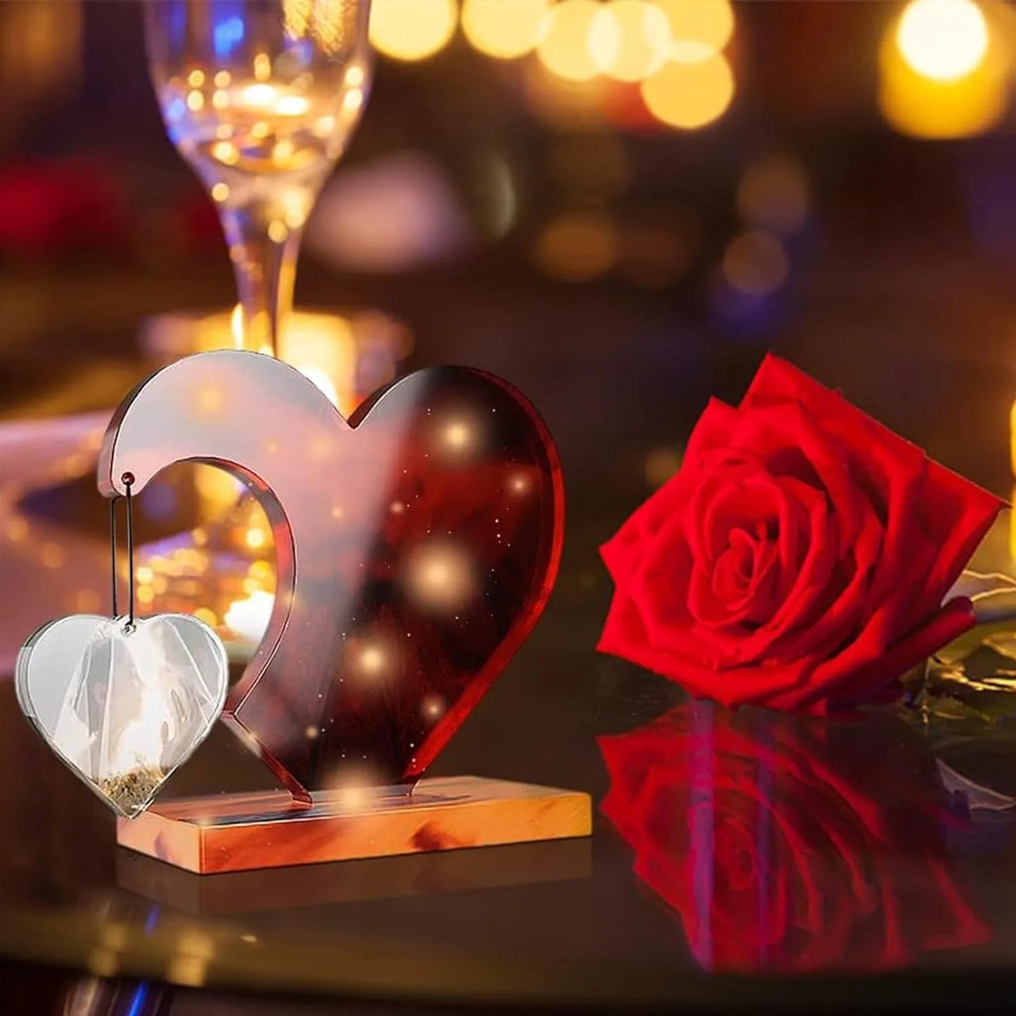 Heart Photo Frame Resin Molds Epoxy Resin Picture Frame Mold Handmade Silicone Mold Resin Casting Molds for DIY Valentine's Day