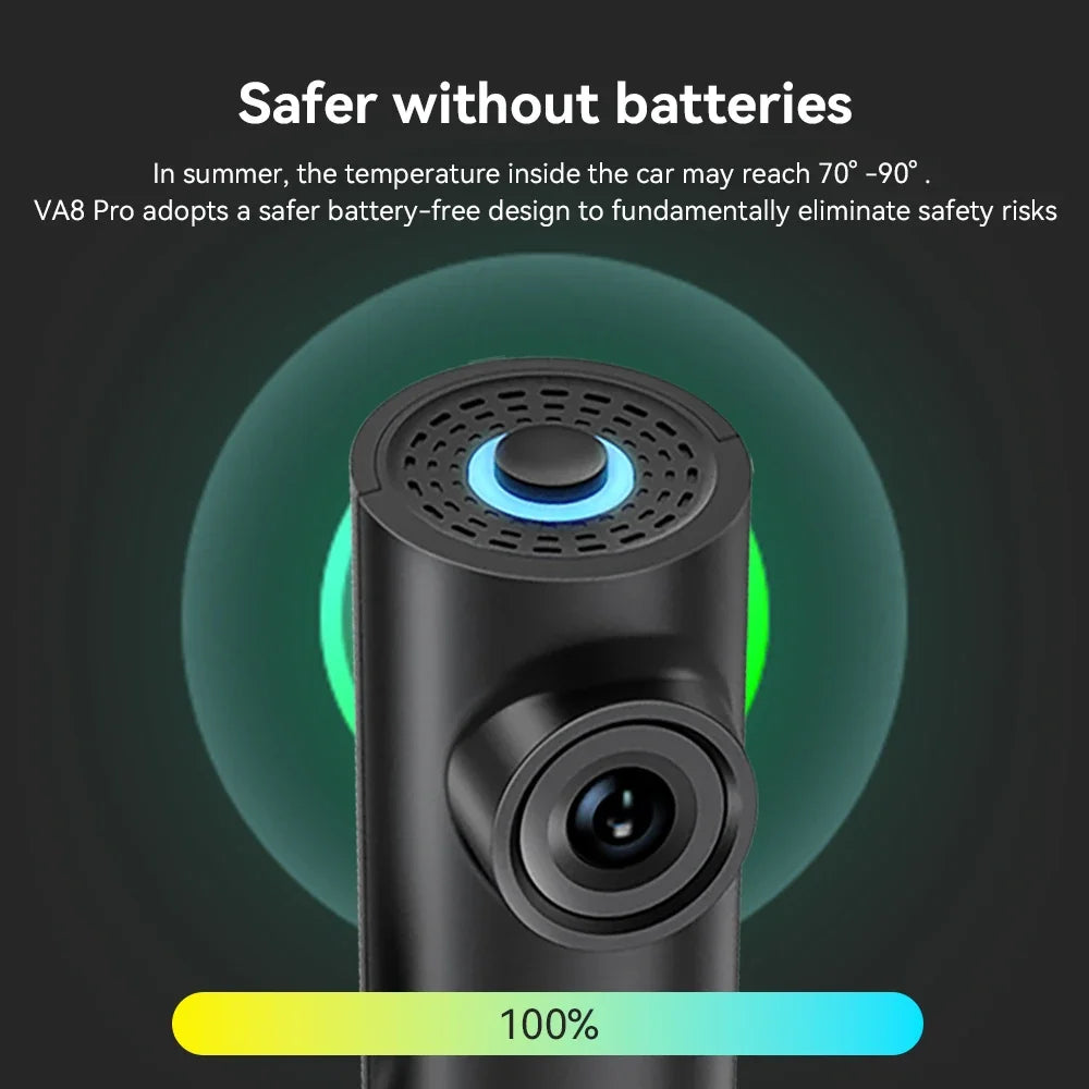NOYAFA LF9 Pro WIFI Dash Cam 4K/2K DVR for Car Camera 24 Hour Parking Monitoring Loop Recording Car Camera With IR Night Vision