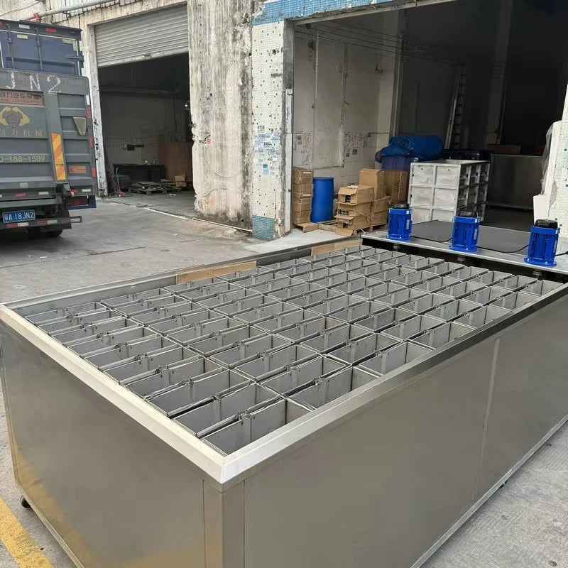 1 Ton Commercial Ice Cube Making Machine, Ice Machine for Cold Storage Building Cooling and Fresh Retention