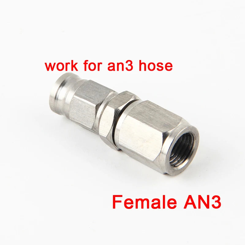 AN3 Motorcycle Motor Bike Hydraulic Brake Oil Hose Line Banjo Fitting m10x1 stainless Steel 10mm