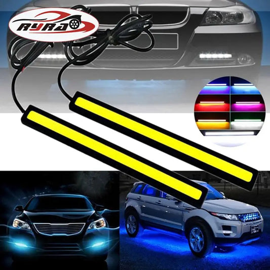 Led Lights Dc 12v Durable Universal Waterproof Car Accessories External Lights Led Strip Light Turn Signal Parking Fog Bar Lamp