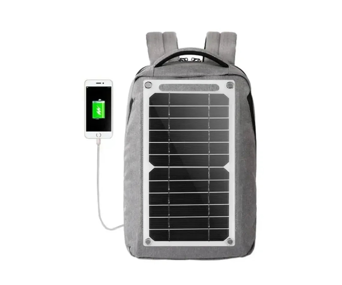 Solar Panel Can be fixed backpack 5-35W USB Waterproof Portable Charger for Outdoor Hiking, Camping, and Mobile Phone Charging