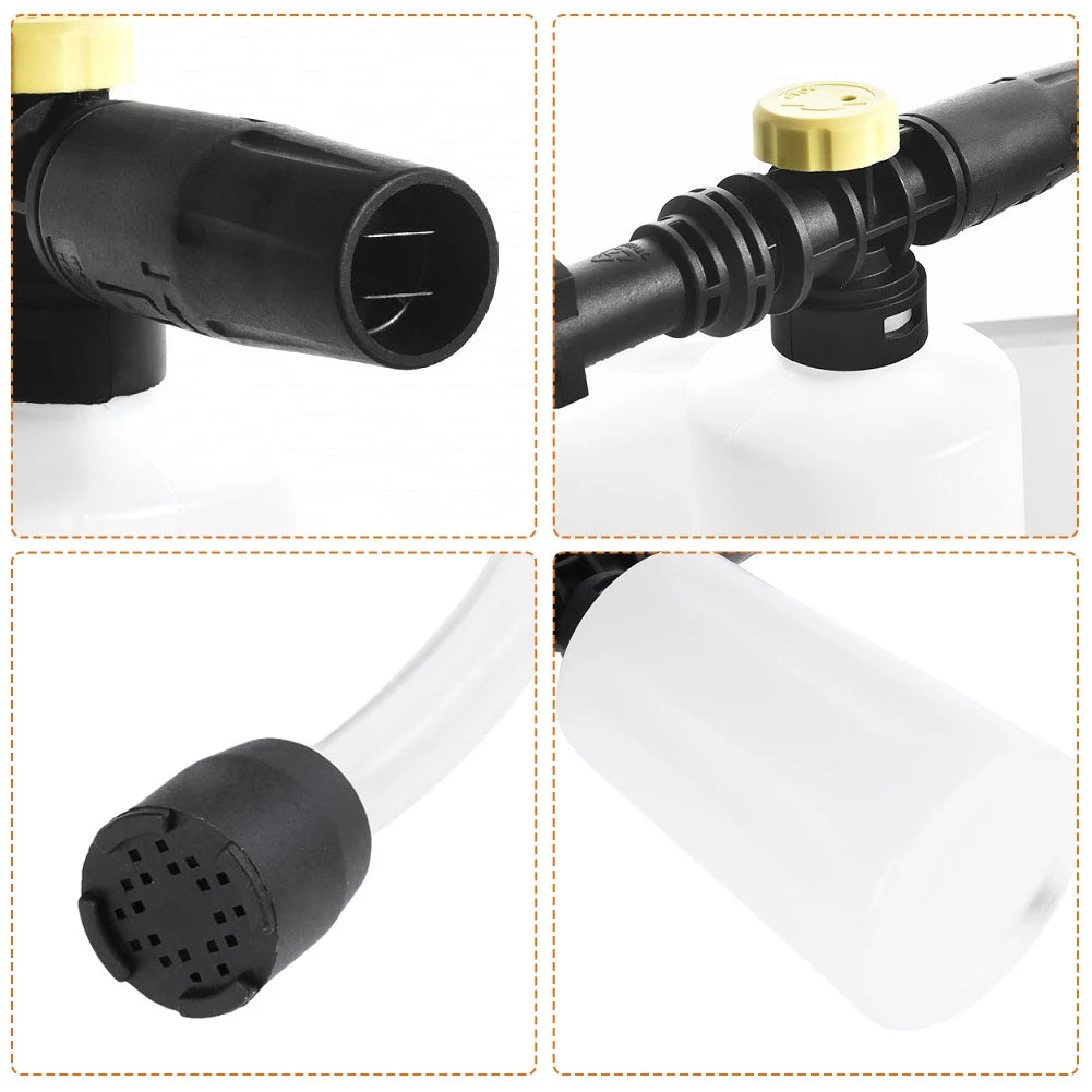 750ML Foam Watering Kettle Car Washing Kit Car Washer Kettle White Different Spray Mode for Karcher K2-K7 for Karcher K Series