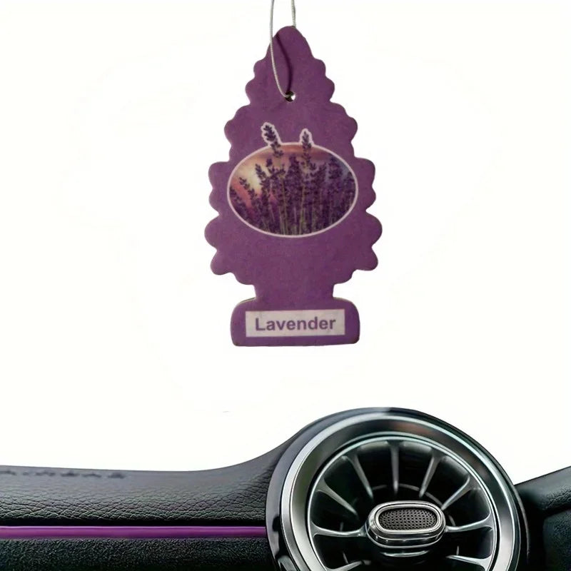 YXYDFDC Car Air Freshener Natural scented tea paper Auto Hanging  perfume fragrance christmas tree car accessories interior