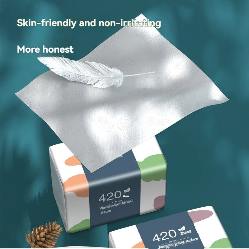 1-9PCS Box Paper Towel Whole Box Affordable Household Toilet Paper Virgin Wood Pulp Paper Towel Home Napkins Toilet Paper