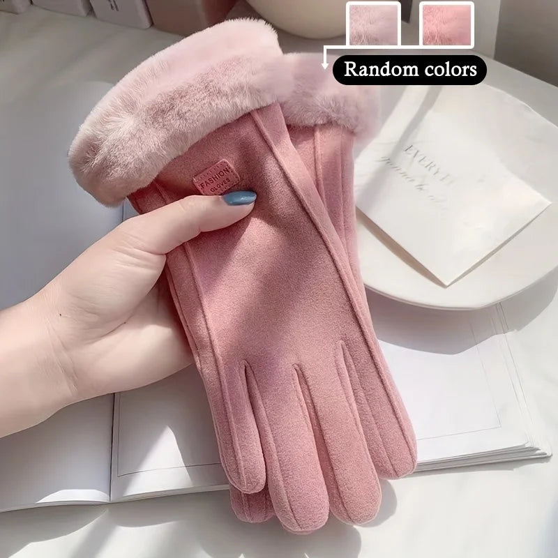 Thermal insulation winter gloves - Heavy-duty windproof and cold-proof couple gloves, suitable for skiing, work and travel