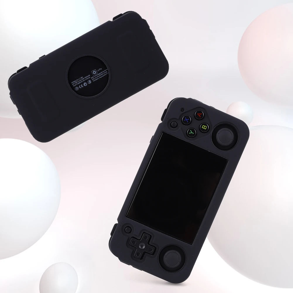 Silicone Protective Sleeve Skin with Lanyard Protective Case Protective Cover for Anbernic RG35XX H Retro Handheld Game Console