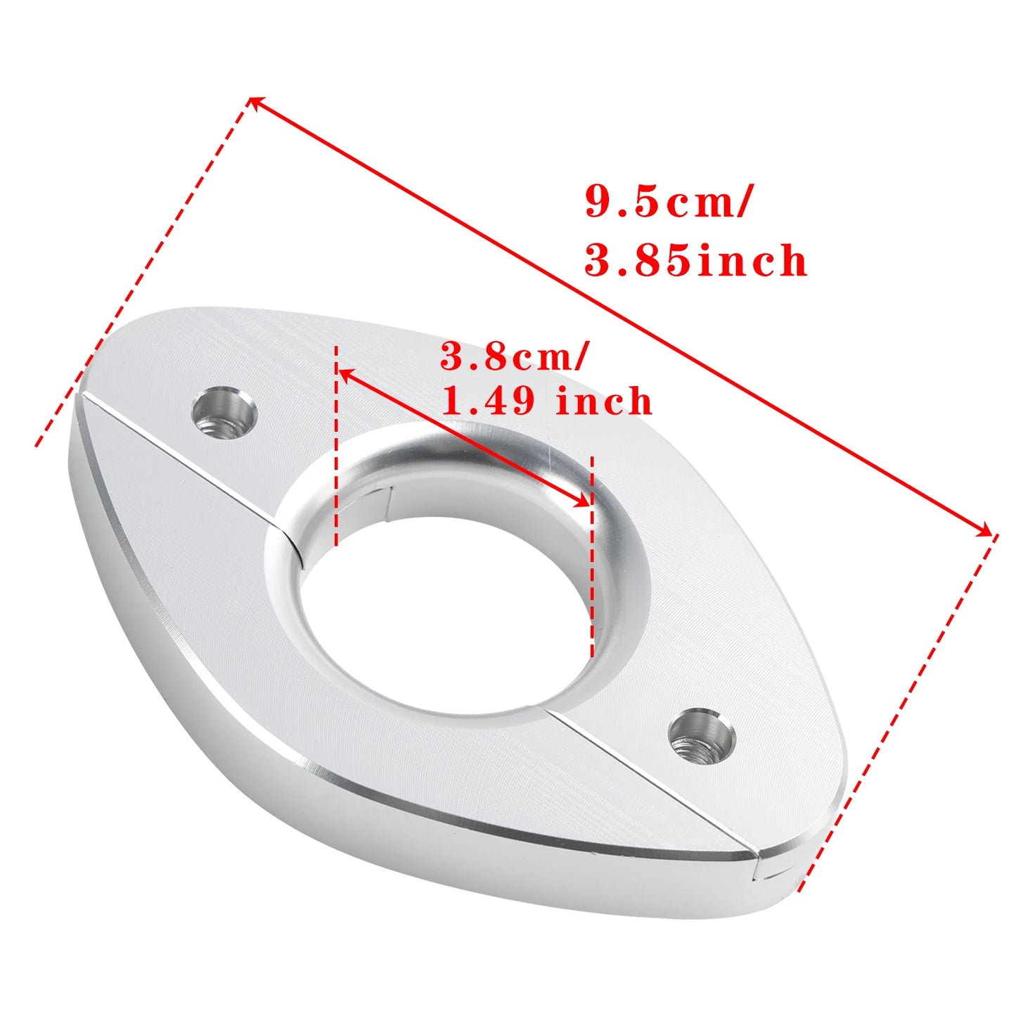 Artudatech 1.25" Aluminum Firewall Pass Through for Wiring Harness- Eliminates Grommet