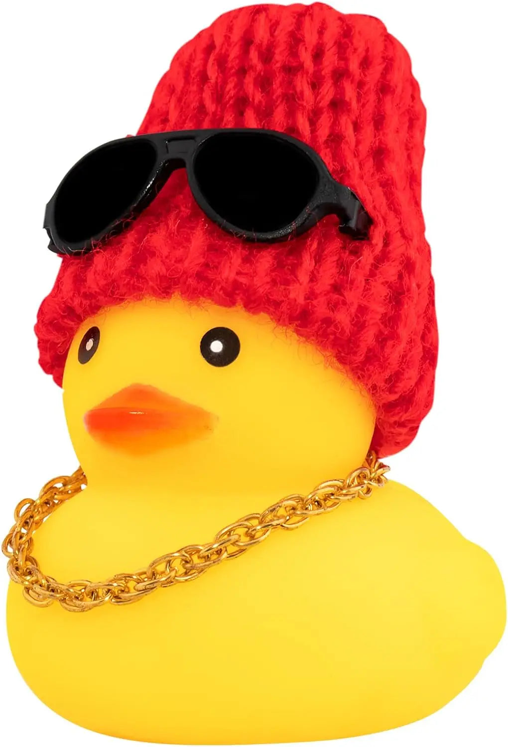 Rubber Duck Car Ornaments Yellow Duck Car Dashboard Decorations with Propeller Helmet for Christmas Decor and Home Decorations