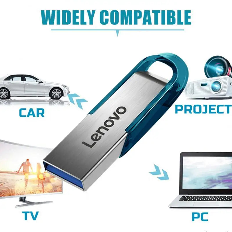 Lenovo Original 2TB Pen Drive USB Memory USB Flash Drives 2TB 128GB 512GB TYPE C High Speed Usb 3.0 Waterproof Pendrive U Disk