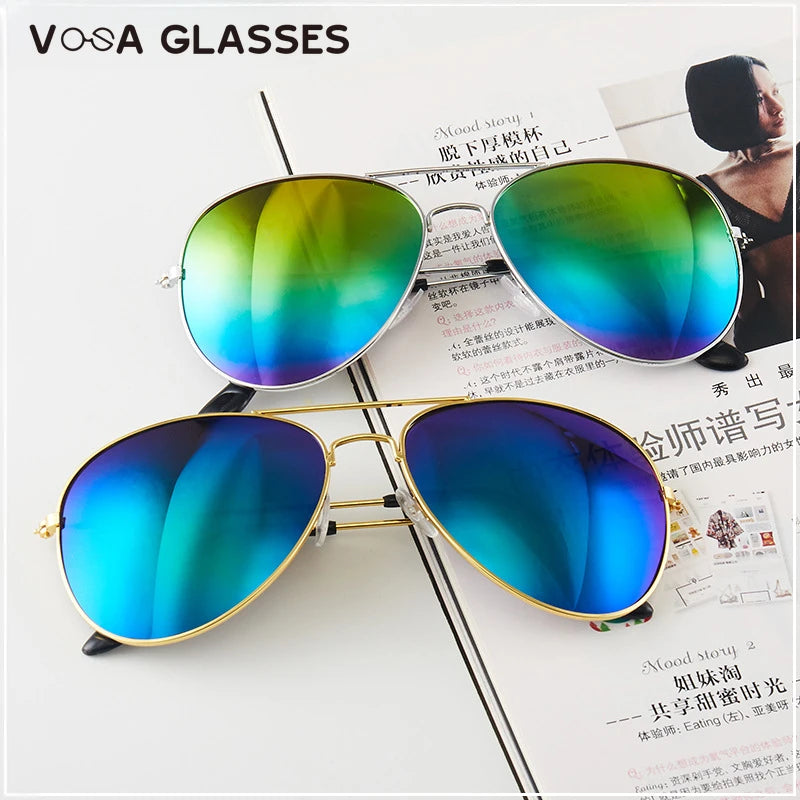 Summer Unisex Classic Pilot Sunglasses Designer Men Women Gradient Style Vintage Outdoor Driving Sun Glasses for Female Male