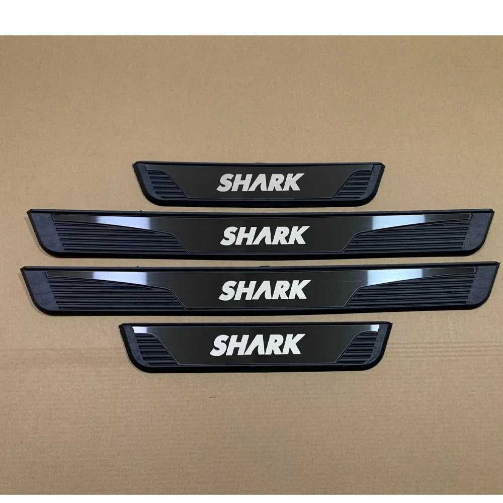 For BYD Shark 6 2024 Car Door Sill Scuff Plate Pedal Cover Trim Accessories Exterior Threshold Protector Auto Stickers