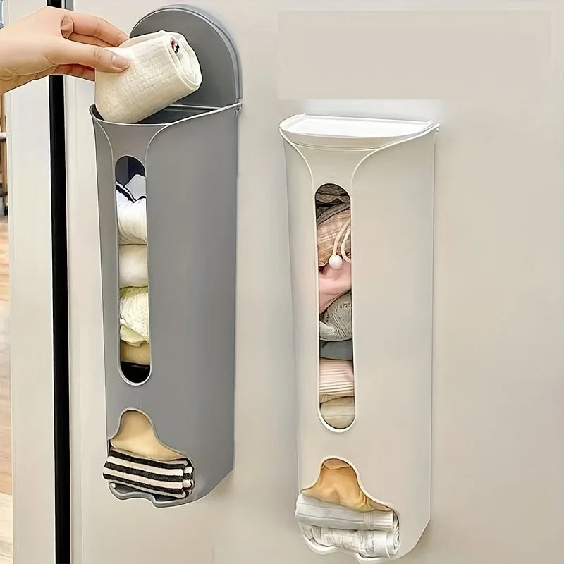 Wall-Mounted Convenient Bag Organizer: Keep Your Socks & Underwear Neatly Stored & Organized!