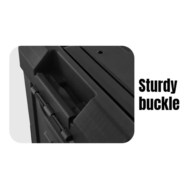 60L Outdoor Storage Box Foldable Storage Box Car Camping Accessories Car Supplies Thickened Storage Box ﻿