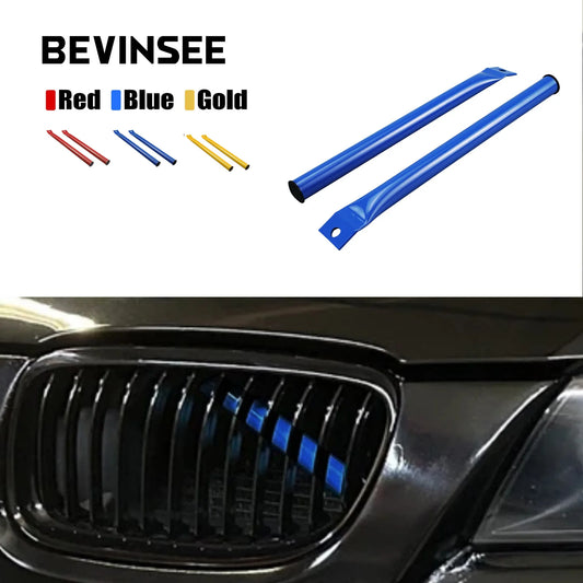 BEVINSEE Front Kidney Braces Grill Kidney struts for BMW 3 series E90 E91 E92 E93 325i 328i 330i 335i 2006-2013