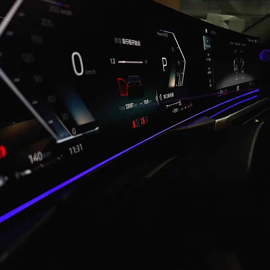 Suitable for BMW New 23457 Series M2M3M4X5X6X7 Integrated Screen Under Atmosphere Light Automotive Interior Lighting