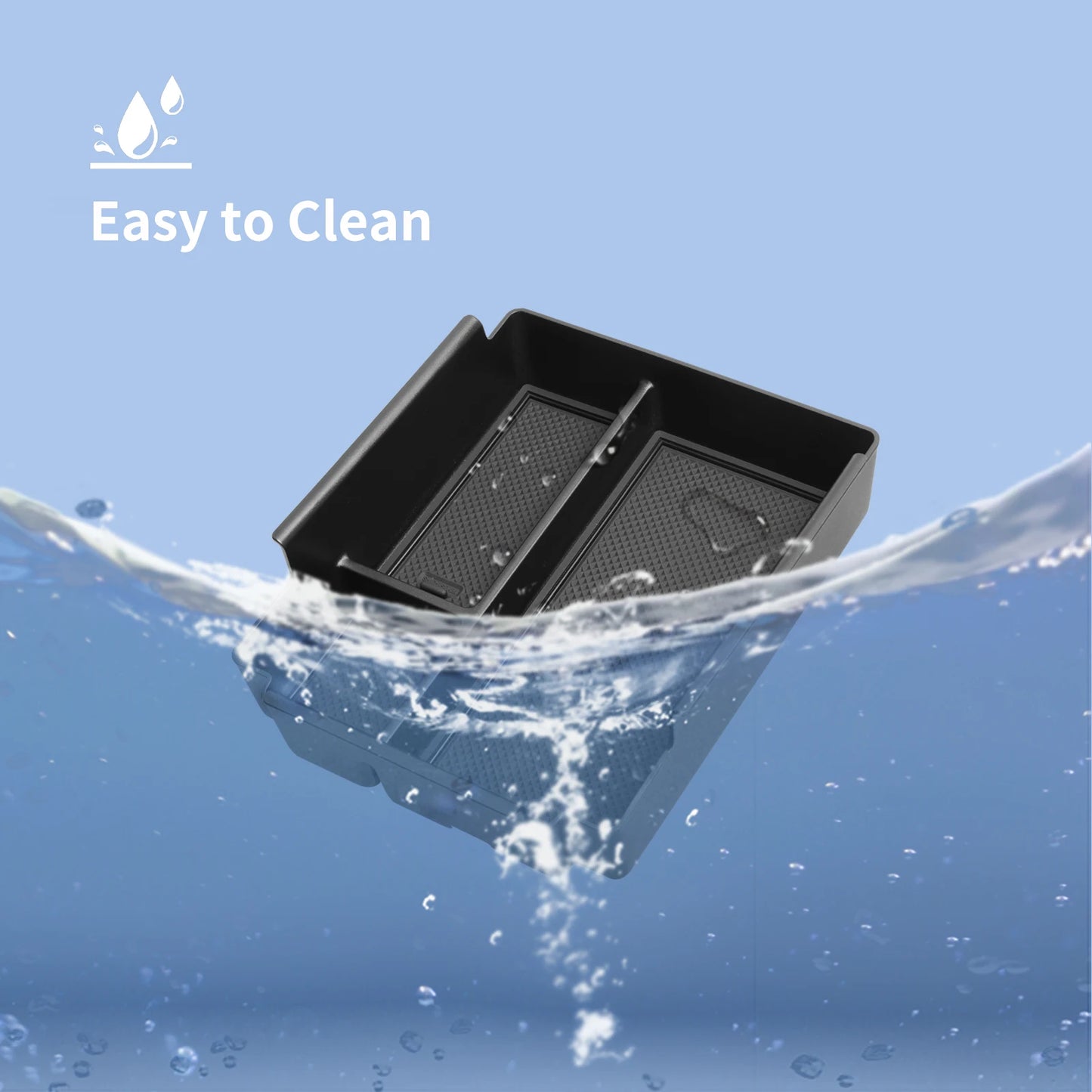 for BYD Shark 2024 2025 Center Console Armrest Storage Box Car Tray Organizers Accessories Tidying Black