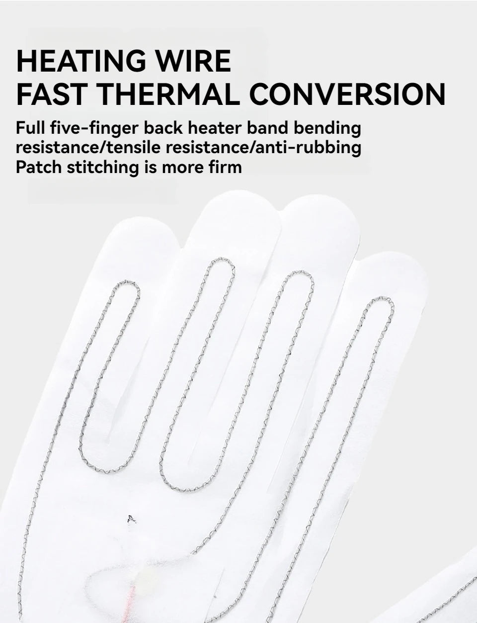 LOOGDEEL Heating Hand Warmer Electric Thermal Gloves Waterproof Snowboard Cycling Motorcycle Bicycle Ski Outdoor Winter Gloves
