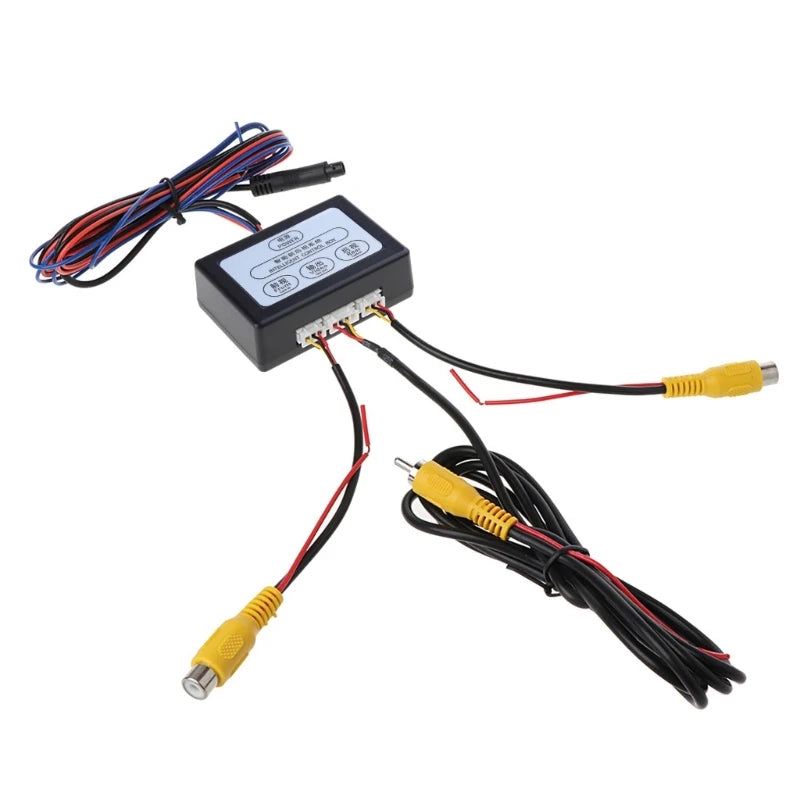 Car Camera Control Box 2 Way Camera System Front View Rear View Converter