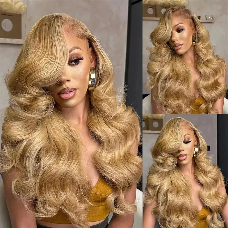 Lafino Body Wave Wig Honey Blonde Wig Human Hair 13x6 Lace Hd 13x4 Lace Front Wig Human Hair Loose Body Wave Brazilian For Women