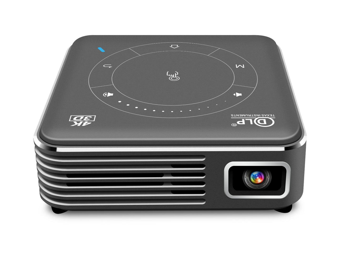 Mini Portable Projector Home Theater 4K 3D DLP Android Smart Ceiling Car Outdoor Wifi Bluetooth Mobile Battery Rechargeable LED