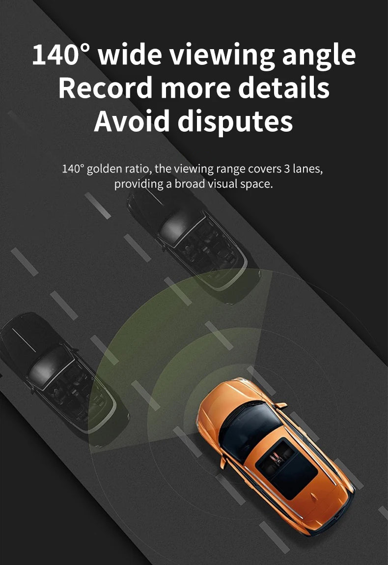 HP dash cam Car Recorder HD Night Vision Car camera WiFi Car DVR Video Loop Video Parking Monitor dashcam auto dash car camera