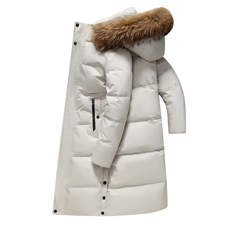Down Jacket Man Long Men's Puffer Jacket Winter Coats For Men Duck Down Jacket Men Parkas Overcoat Padded Cold Clothes Feather
