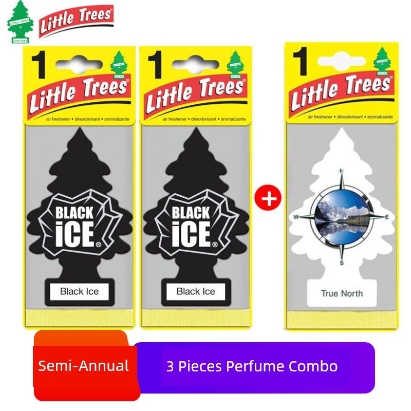 American Small Tree Jasmine Scented Green Tea Car Aromatherapy High-End Car Essential Oil Perfume Pendant Interior Decoration Supplies Car Interior Lasting Suit