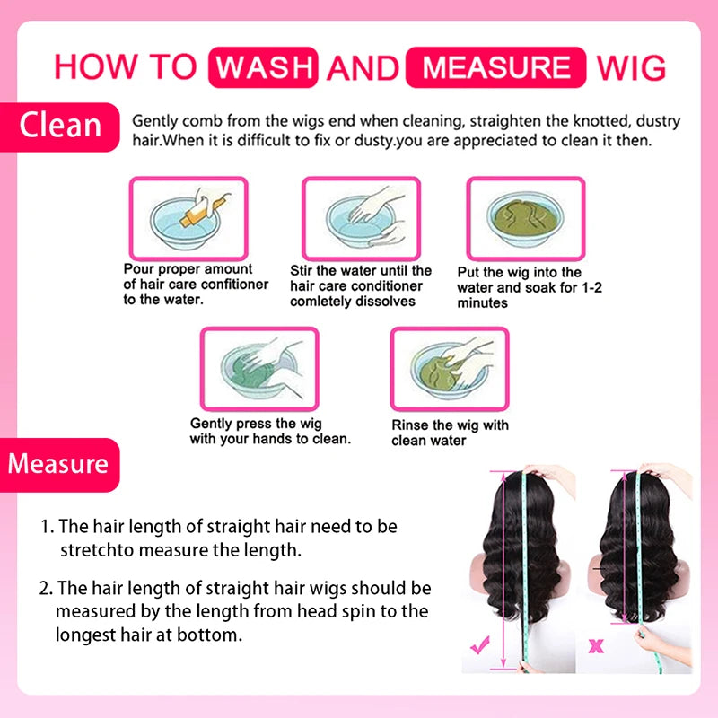 30 34 Inches Body Wave Wig 13x4 13x6 Lace Front Human Hair Wigs 100% Brazilian Remy Human Hair Wigs For Women Natural Color
