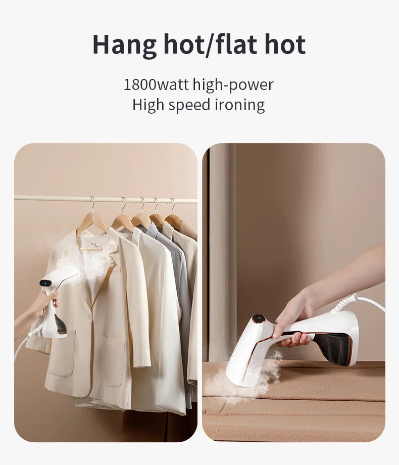 Household Vaporizador Prendas Steamer Portable Vertical 320 Ml, Lothes Portable Quick Heat Ironing Vaporizador for Home Travel