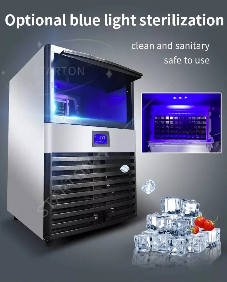 Smart Ice Machine Cube Maker Industrial Home Use Commercial Automatic Ice Making Machines Ice Machine
