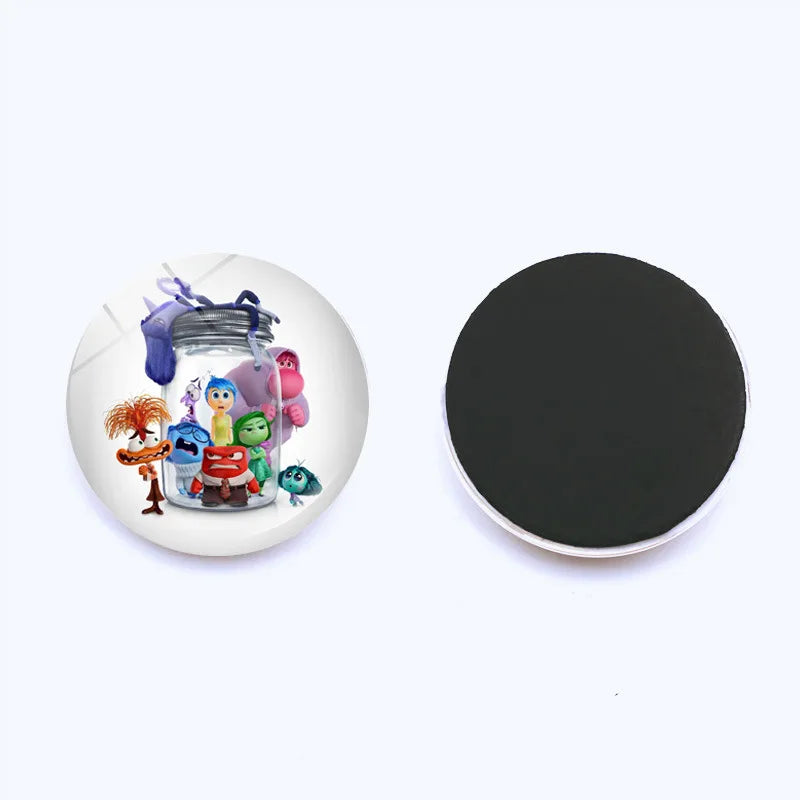 Inside Out 2 Refrigerator Magnets Disney Anime Sadness Anger Fridge Magnet Home Decoration Accessory Kids Toys Gift Hot Sales