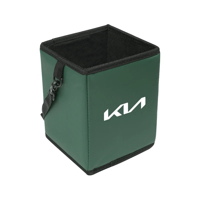 KIA Car Garbage Storage Box Multifunctional Organize Bag For KIA EV6 Stinger RIO Sorento Picanto Ceed Borrego Syros K4 K5 K8 K9