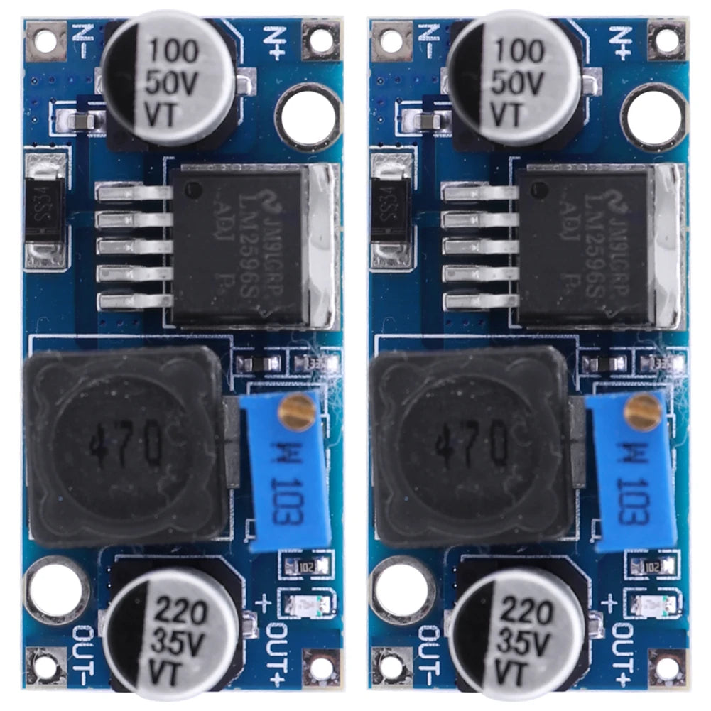 Adjustable Output LM2596S Step Down Module DC to DC Buck Converter Voltage Regulator Conversion Power Supply Module LM2596