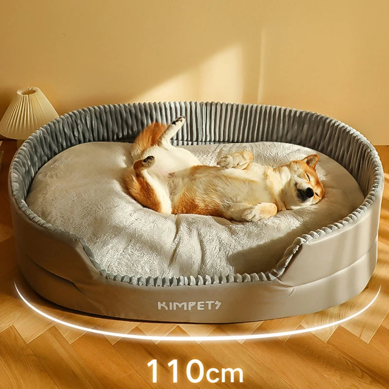 Thickening Pet Dog Bed Four Season Pet Dog Mat Square Plush Kennel Small Medium Large Dog Sofa Bed Cushion Pet Accessories