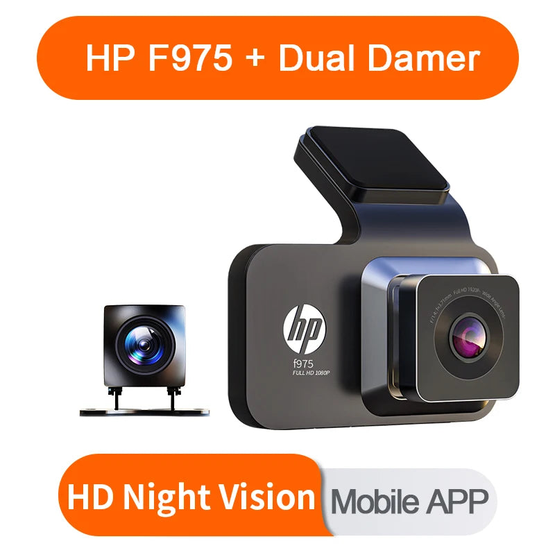 HP dash cam Car Recorder HD Night Vision Car camera WiFi Car DVR Video Loop Video Parking Monitor dashcam auto dash car camera