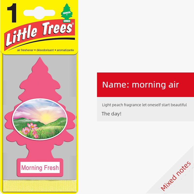 American Small Tree Jasmine Scented Green Tea Car Aromatherapy High-End Car Essential Oil Perfume Pendant Interior Decoration Supplies Car Interior Lasting Suit