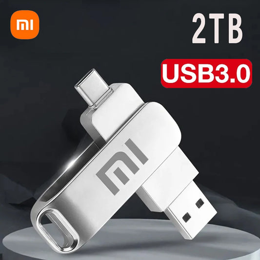 Xiaomi U Drive Original 2TB 1TB 512GB USB 3.1 Type-C Interface Mobile Phone Computer Mutual Transmission Portable USB Memory