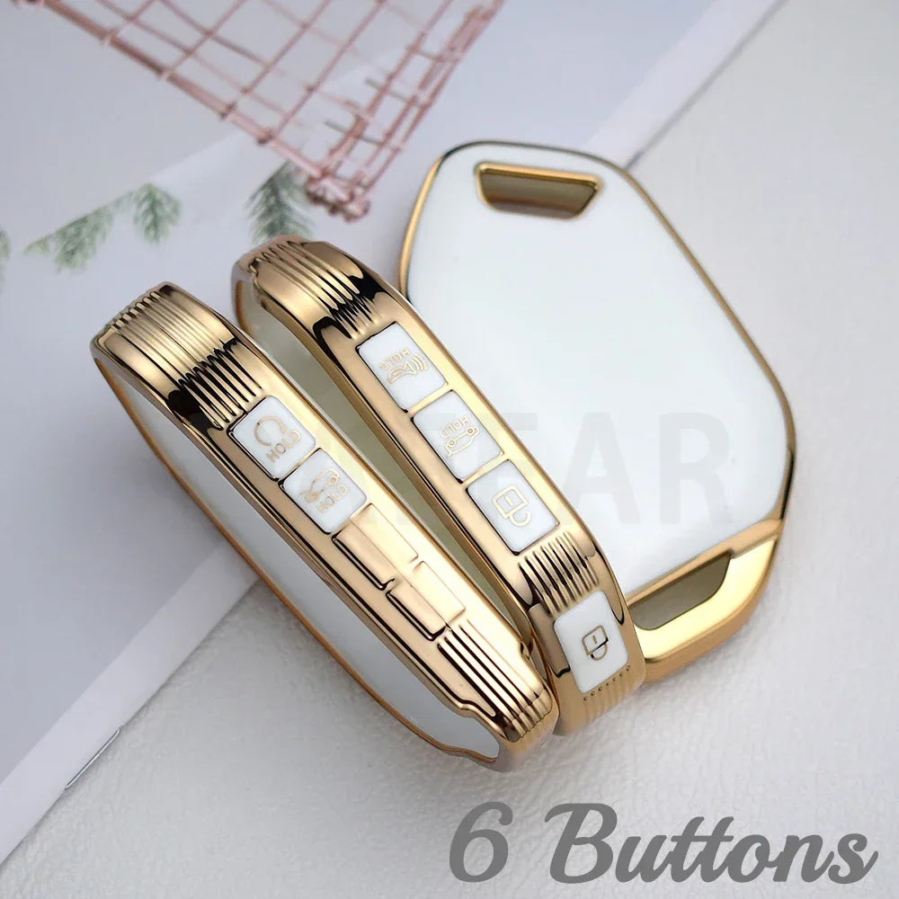 Soft TPU Key Case for Kia Sorento Morning Ev9 Key Case for Kia Picanto Ev9 Accessories 2024 Protector Holder