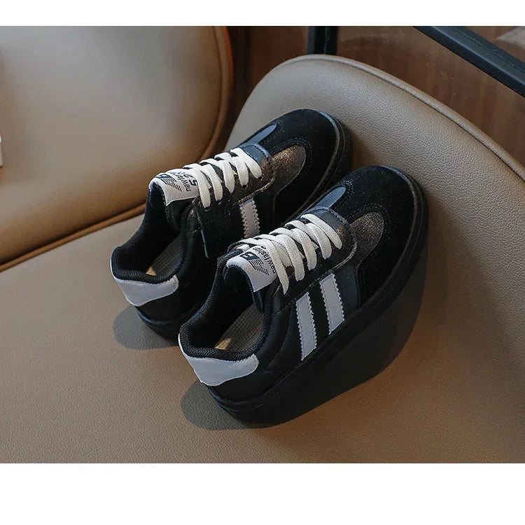 Boys Sport Shoes Kids Running Sport Shoes Retro Classic Fashion Children Casual Sneakers Soft Breathable Spring Autumn 2024 New